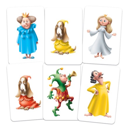 Roi Sommeil: jeu de cartes enfants - détail cartes de personnages