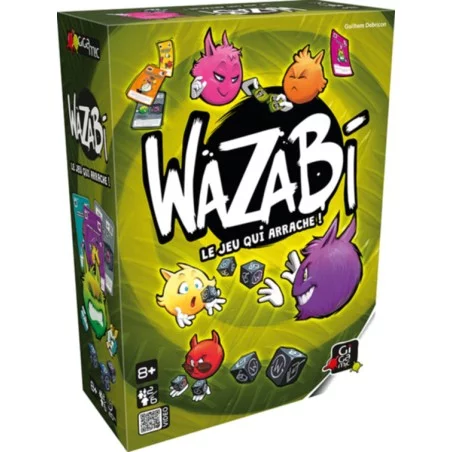 Wazabi: jeu d'ambiance de cartes et de dés - Visuel boîte