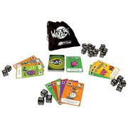 Wazabi: jeu d'ambiance de cartes et de dés - contenu et exemple de table de jeu