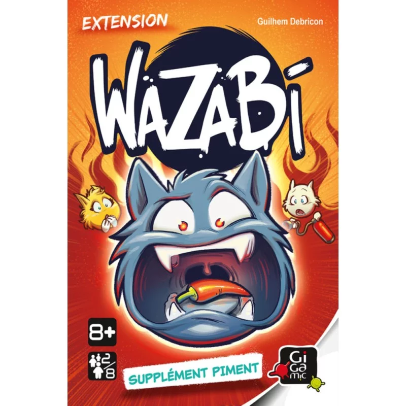 Wazabi ext. Supplément Piment, FR, Jeu Familial, 8 ans et +, 2 à 8  joueurs