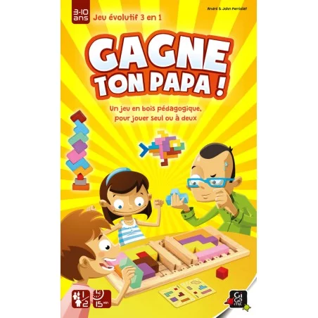 Gagne ton papa - Couverture du jeu de société famille Gigamic