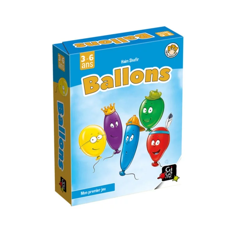 Ballons ,Jeu de société pour enfants à partir de 3 ans ,Gigamic