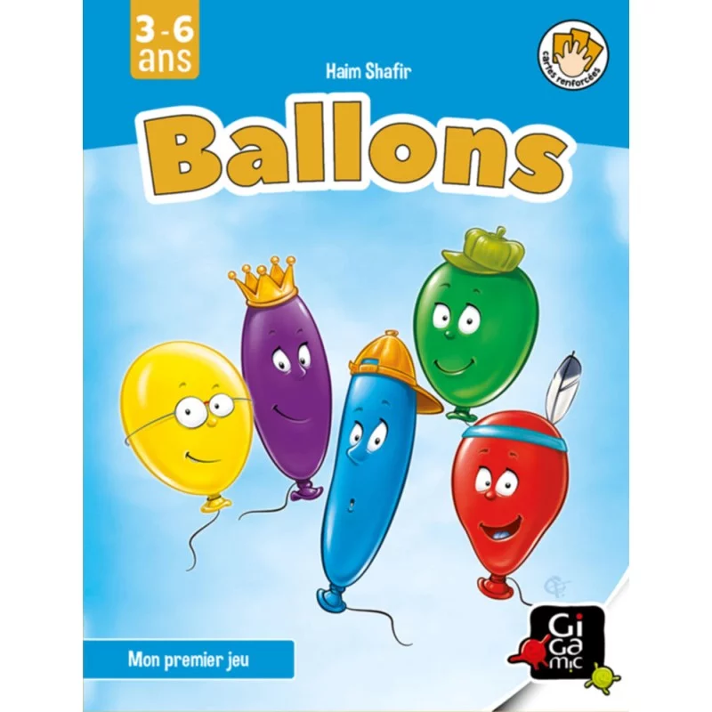 Ballons ,Jeu de société pour enfants à partir de 3 ans ,Gigamic