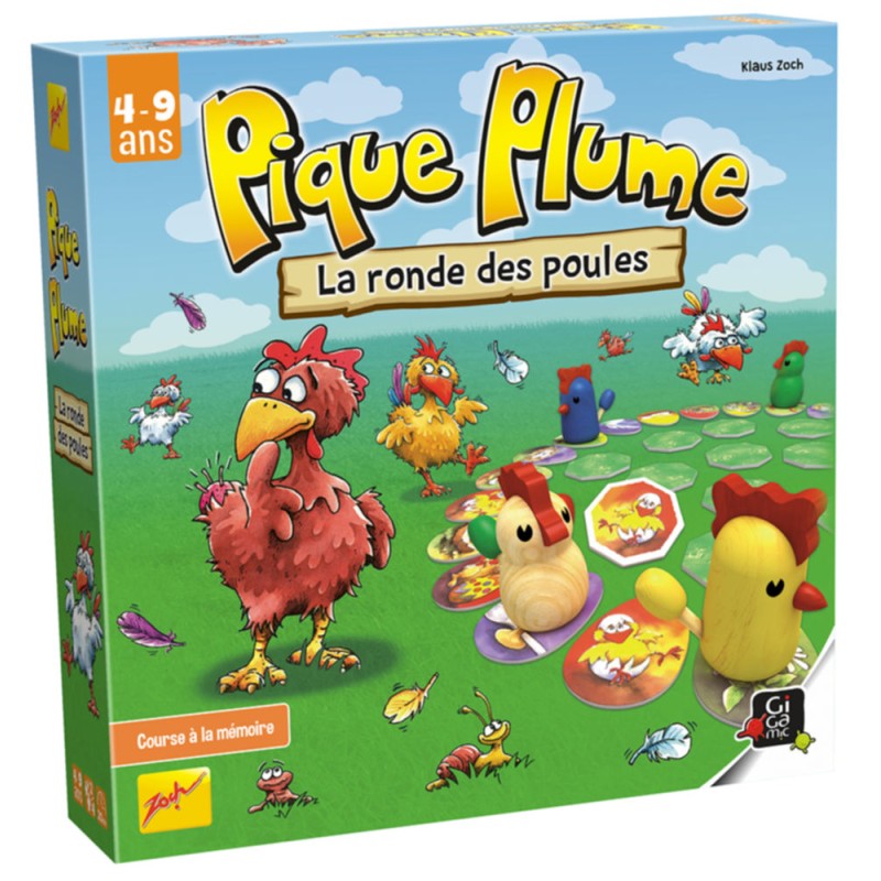 Pique plume ,Jeu de société pour enfant en famille ,Gigamic