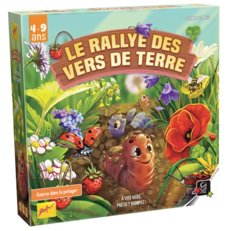 Rallye des vers de terre - Jeu enfant Gigamic - Boite