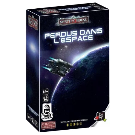 Mystery House 4 - Perdus dans l'espace - Boite - Jeu de société Gigamic