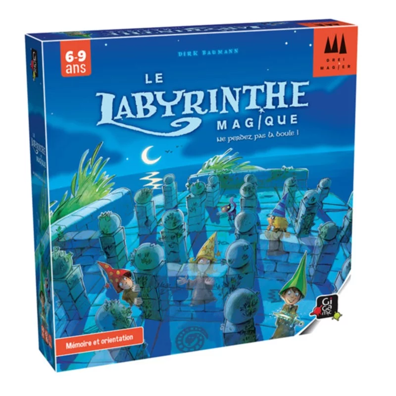 Labyrinthe magique ,Jeu de société pour enfant en famille ,Gigamic