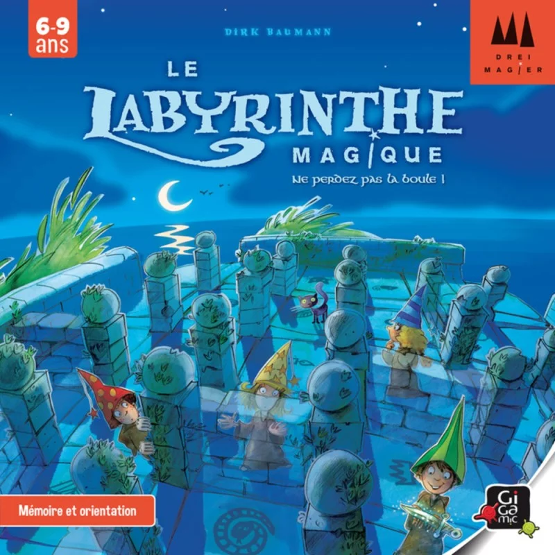 Labyrinthe magique ,Jeu de société pour enfant en famille ,Gigamic