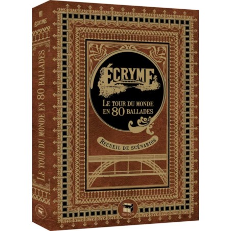 Ecryme - Le Tour du Monde en 80 Ballades - Livre - Jeu de société Open Sesame Games & Gigamic