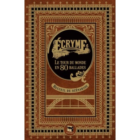 Ecryme - Le Tour du Monde en 80 Ballades - Couverture - Jeu de société Open Sesame Games & Gigamic