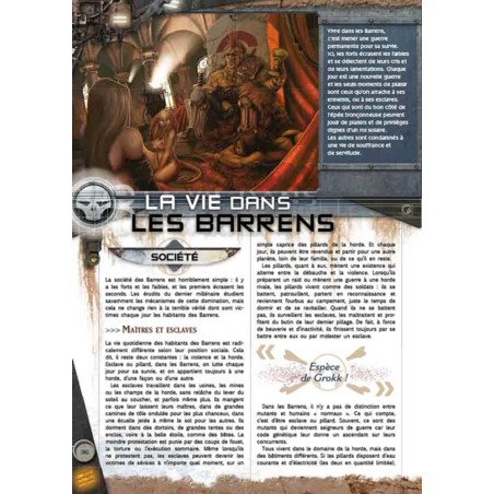 Metal Adventures - La guerre et la désolation - Extrait - Jeu de rôle Open Sesame Games & Gigamic