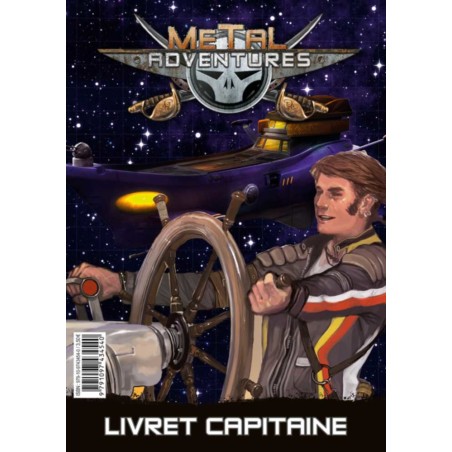 Metal Adventures - Livret Capitaine - Couverture - Jeu de rôle Open Sesame Games & Gigamic