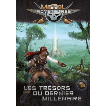 Metal Adventures - Les Trésors du Dernier Millenaire - Couverture - Jeu de rôle Open Sesame Games & Gigamic