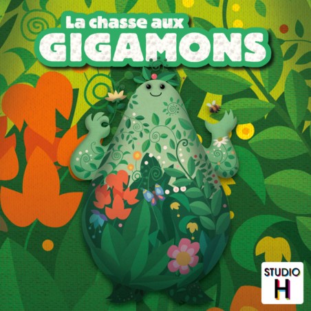 La Chasse aux Gigamons - Couverture - Jeu pour enfant Studio H & Gigamic