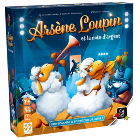 Arsène Loupin et la Note d'Argent - Boite - Jeu enfant Gigamic