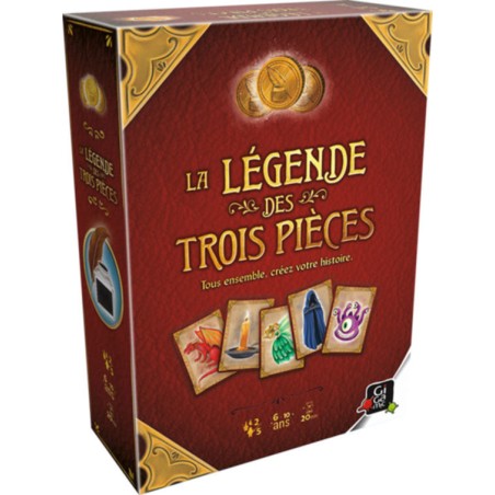 La Légende des Trois Pièces - Boîte - Jeu pour enfant Gigamic