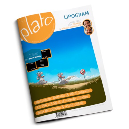 PLATO n°143 - Couverture - Magazine de jeu de société Plato - Gigamic