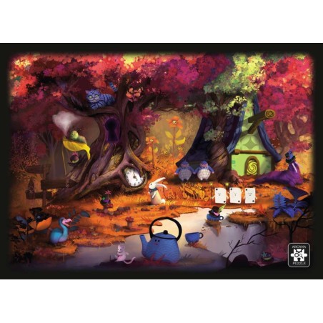 Arcana puzzle : Alice au pays des merveilles - Couverture - Arcana Puzzle Gigamic