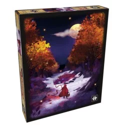 Puzzle en bois arc-en-ciel LOUP ,puzzle Gigamic