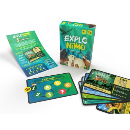 Explonimo - Contenu - Jeu pour enfant Gigamic & Zenagame