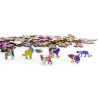 Puzzle en bois arc-en-ciel TIGRE - Puzzle Gigamic