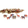 Puzzle en bois arc-en-ciel ÉLÉPHANT - Puzzle Gigamic