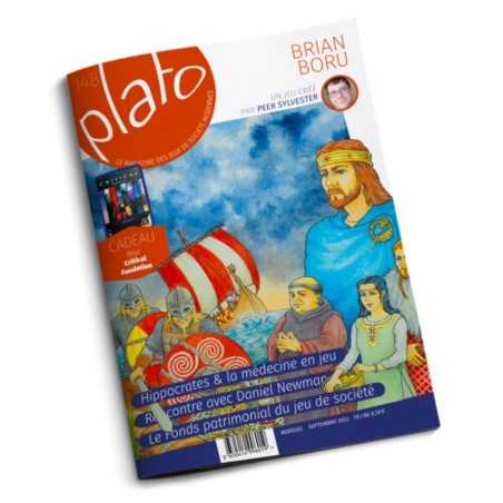PLATO n°148 - Couverture - Magazine de jeu de société Plato - Gigamic