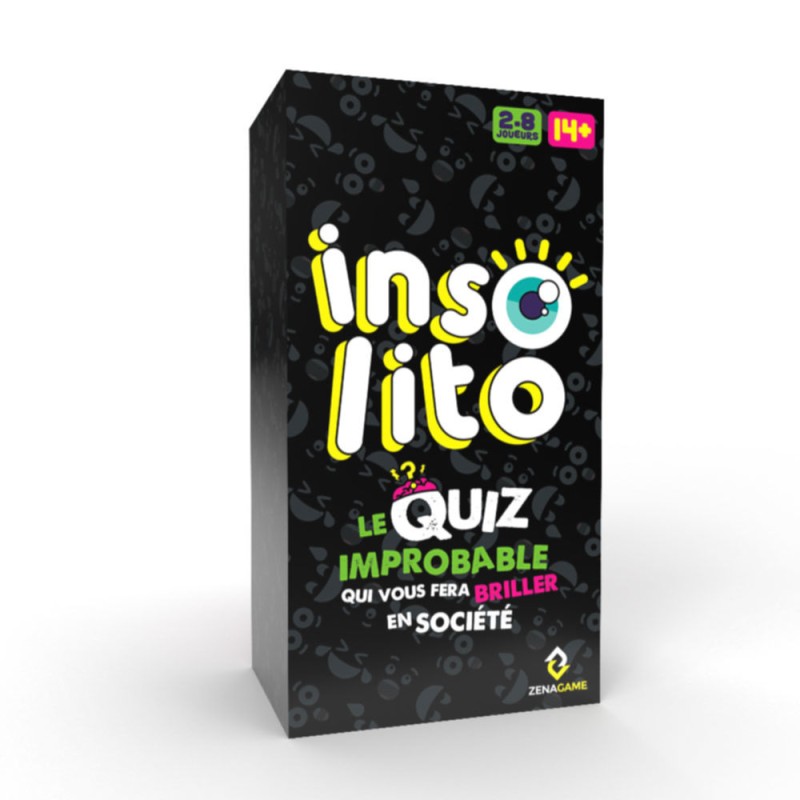 Insolito ,quiz ,Jeu de société adulte drôle Gigamic & Zenagame