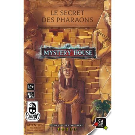 MYSTERY HOUSE LE SECRET DES PHARAONS - JEUX DE REFLEXION - JEUX DE SOCIETES GIGAMIC