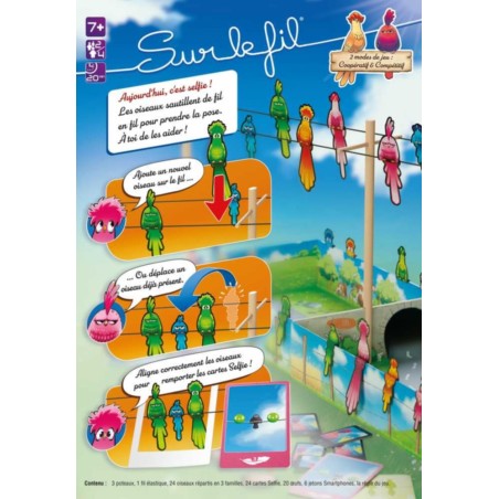 SUR LE FIL - JEUX JUNIOR & FAMILLE - JEUX DE SOCIETE GIGAMIC