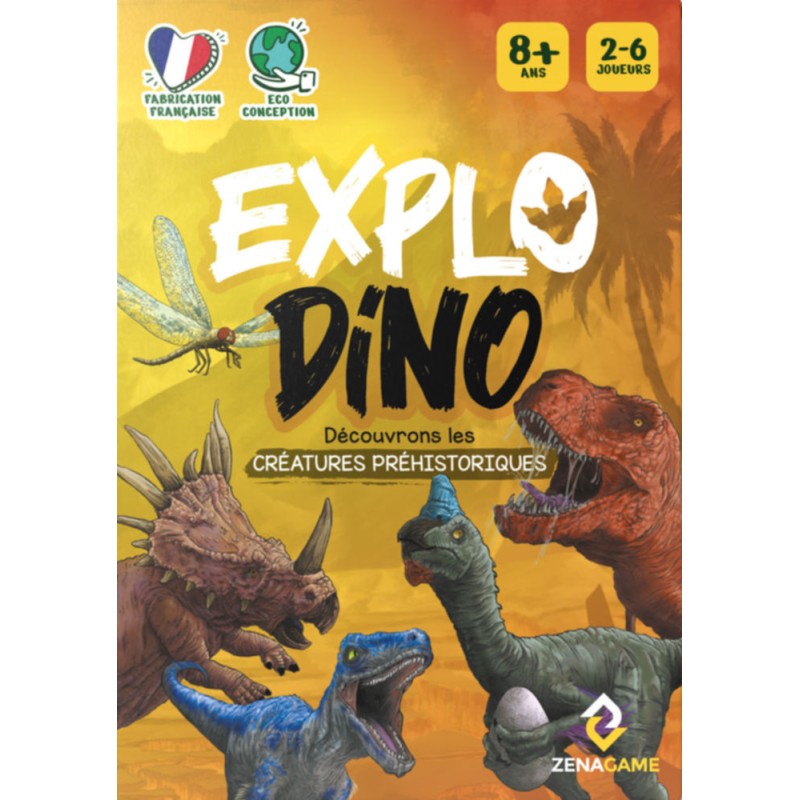 Explodino ,Jeu de société famille Zenagame & Gigamic