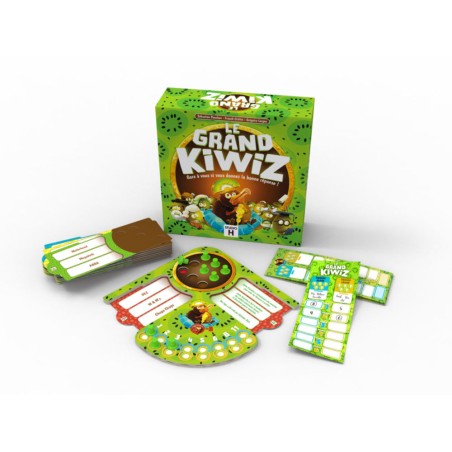 Le grand Kiwiz - contenu - Jeu de quiz Gigamic et Studio H