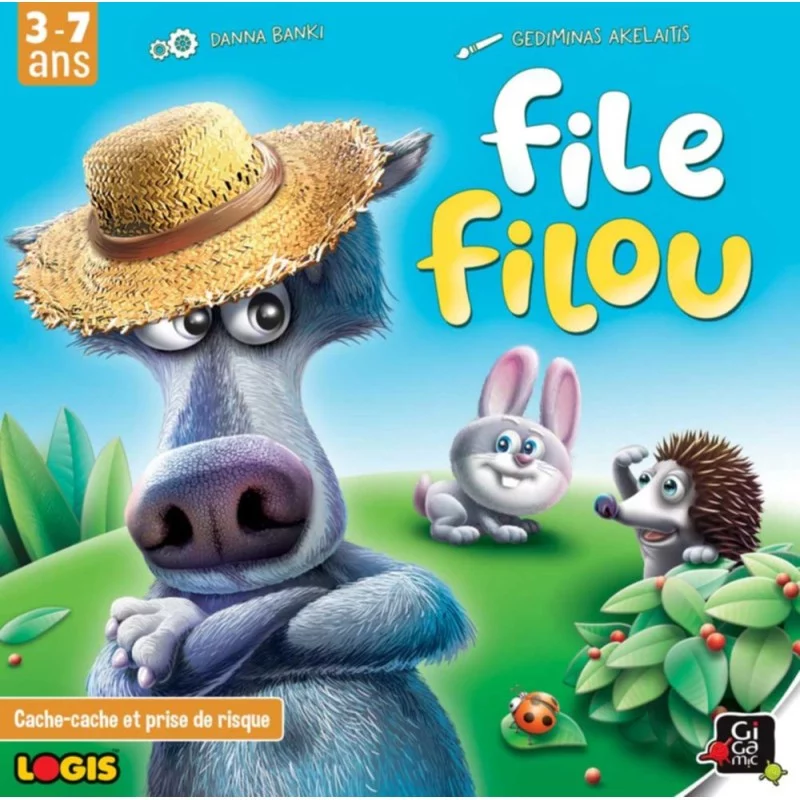 File Filou ,jeu pour enfant ,jeu de société Gigamic