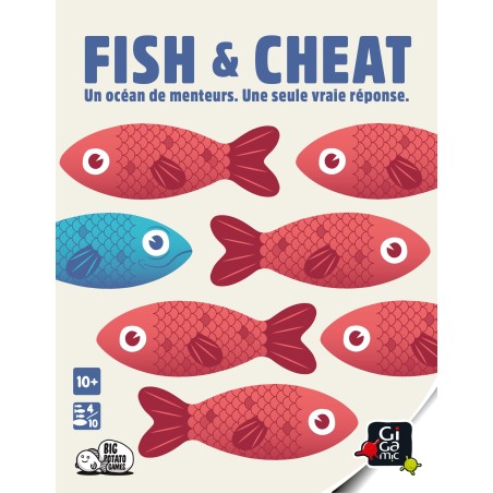 Fish & Cheat - jeu de société adulte - Couverture - Gigamic