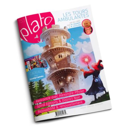 Magazine PLATO n°153 - Magazine de jeu de société distribué par Gigamic
