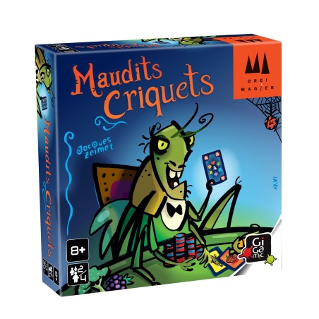 Maudits Criquets - Boîte - Jeu d'ambiance Gigamic 