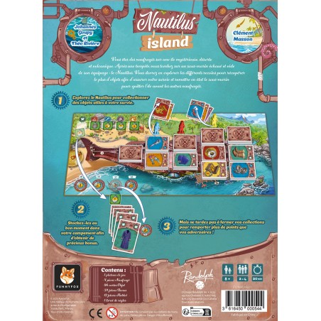 Nautilus Island - explication - Jeu de société Gigamic