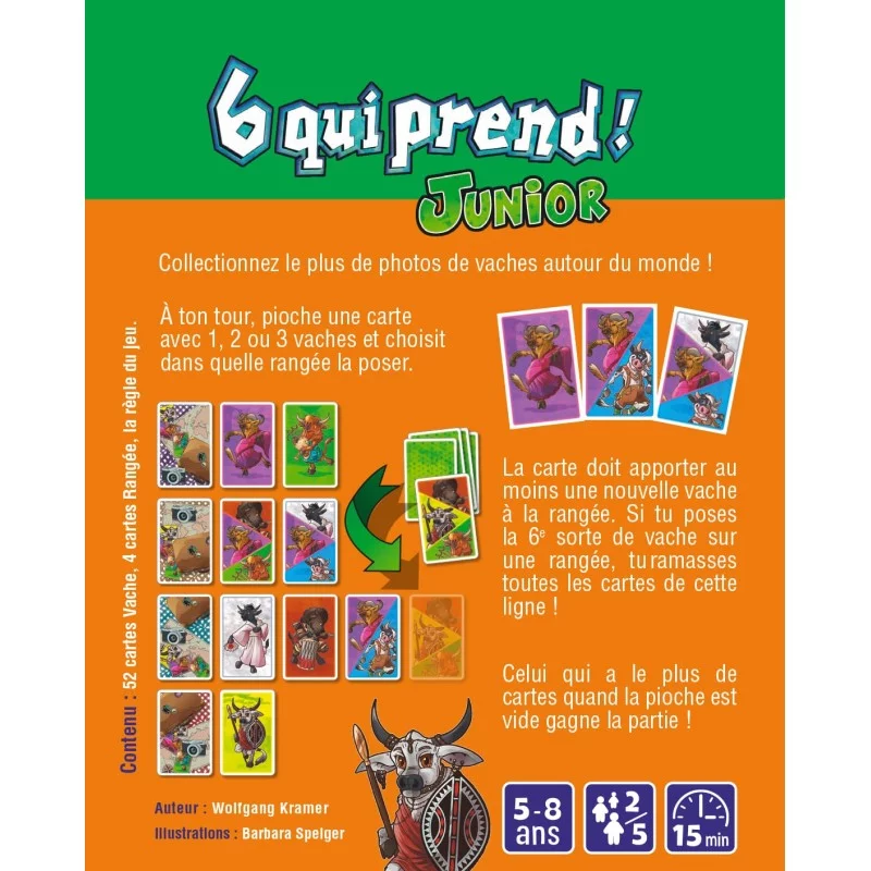 6 qui prend junior, jeu enfant