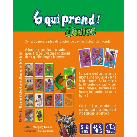 6 qui prend junior - explication - Jeu de société pour enfant Gigamic