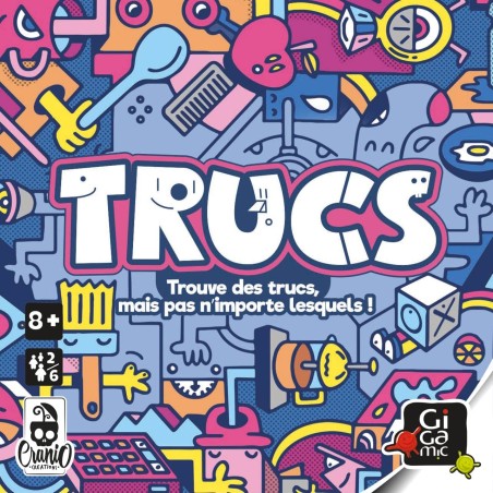 TRUCS ! couverture du jeu d'adresse Gigamic