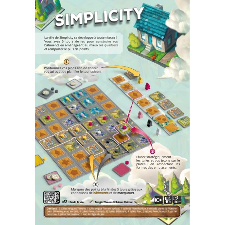 Simplicity | explication du Jeu de stratégie en dos de boite | Gigamic