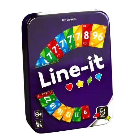 Line-It - Boite métal du jeu de carte Gigamic