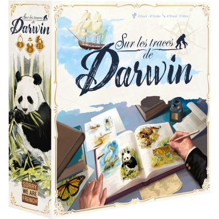 Sur les traces de Darwin - Boîte du jeu familiale SWAF