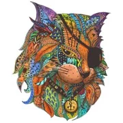 Puzzle en bois : Chat Pirate