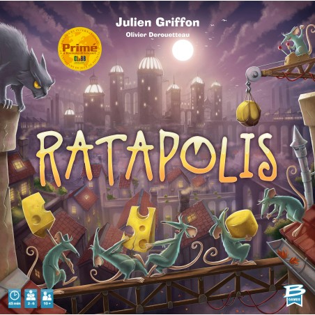 Ratapolis - Couverture - Jeu de stratégie Bragelonne Games & Gigamic