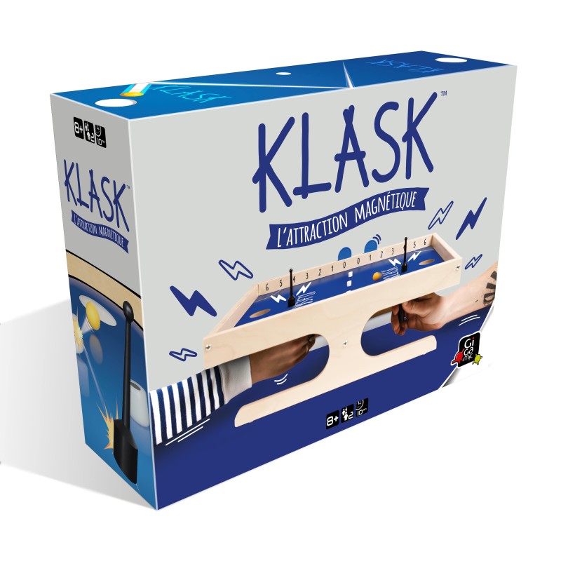 Klask ,jeu à deux joueurs ,jeu d'ambiance ,jeu de société Gigamic