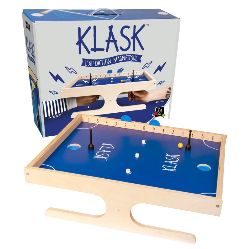 Klask ,jeu à deux joueurs ,jeu d'ambiance ,jeu de société Gigamic