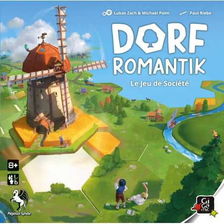 Dorfromantik, le jeu de société - Couverture du jeu de société adapté du jeu vidéo
