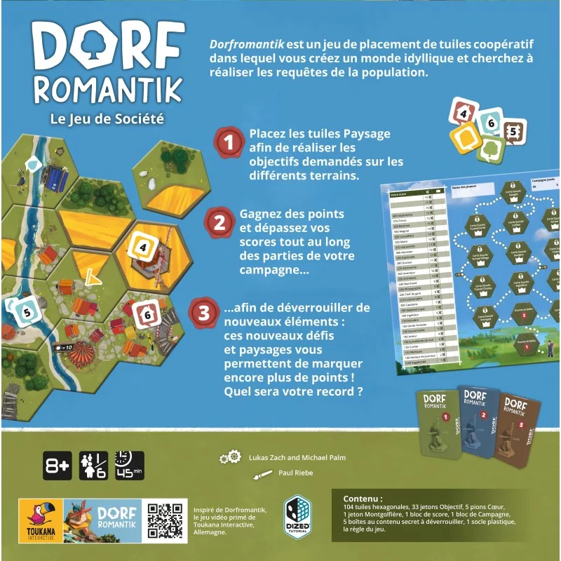 Dorfromantik, le jeu de société