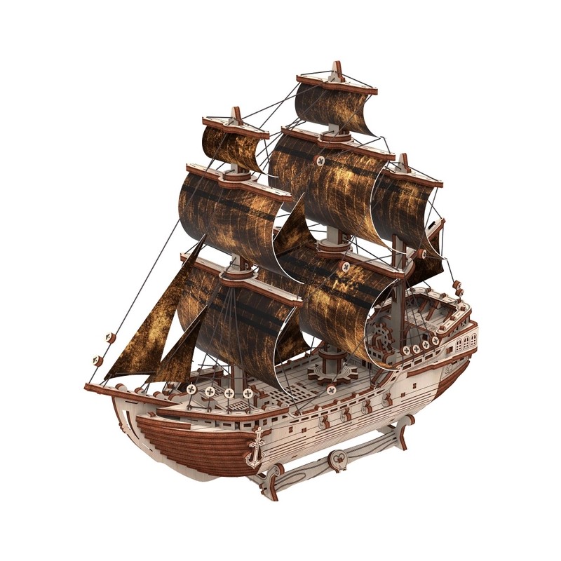 Mr. Playwood : Bateau Pirate  Puzzle 3D en bois Mr Playwood